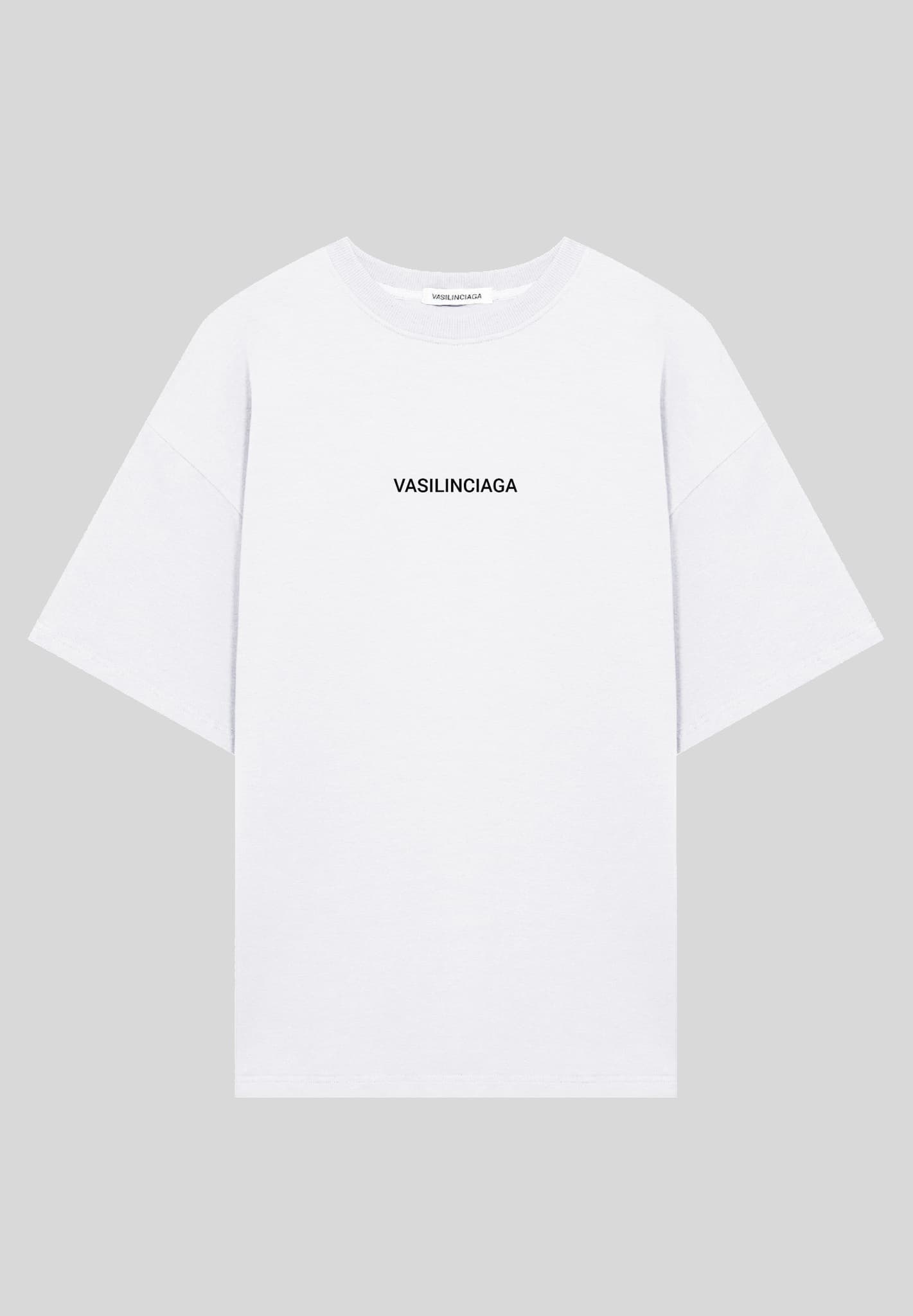 Футболка "Vasilinciaga" White
